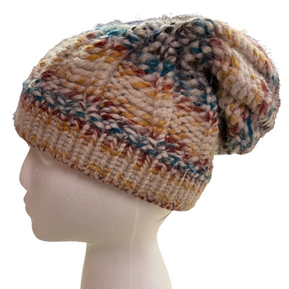 Knitted Multi-colored Toque - Picture 1 of 5